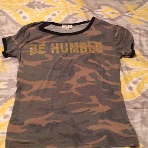 HEY collection Tops - Be Humble Ringer Tee HEY collection Tops - Be Humble Ringer Tee